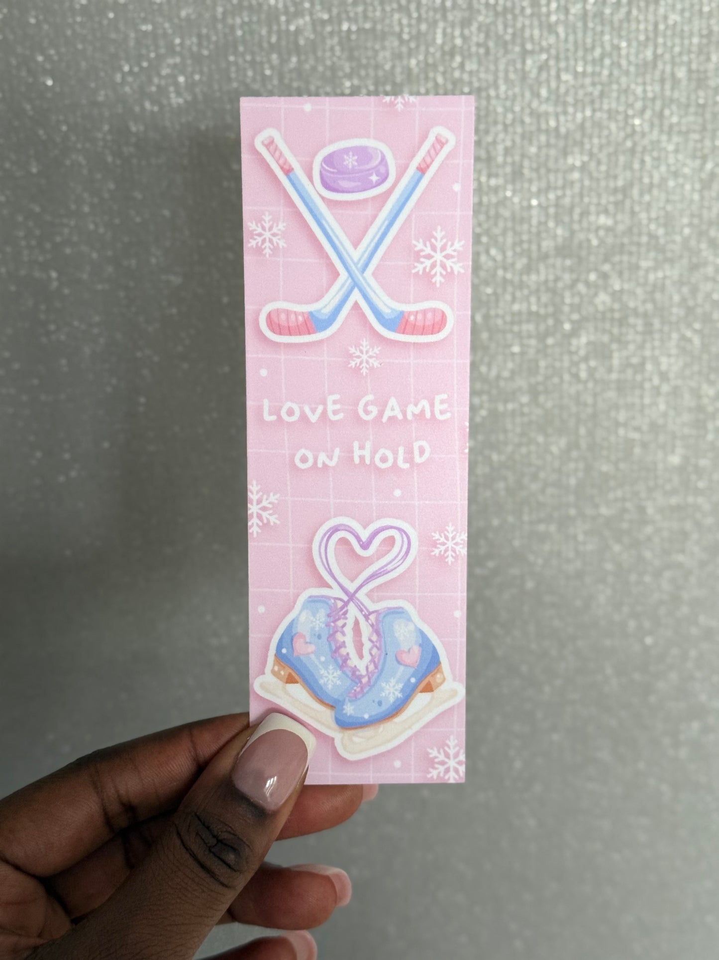 Hockey Romance Bookmark