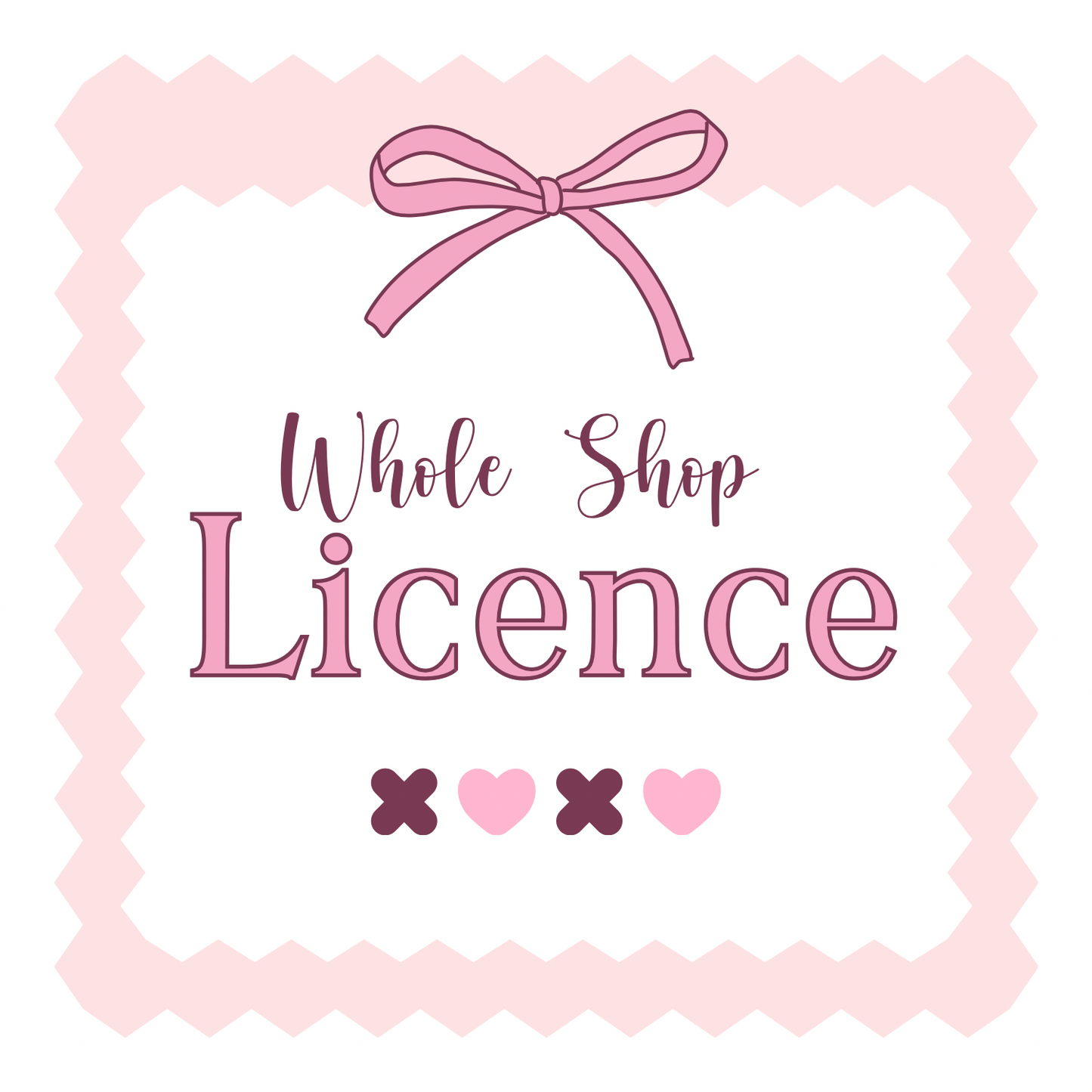 Extended Commercial Licence – Whole Shop (excl. patterns) – 500+ sales per design