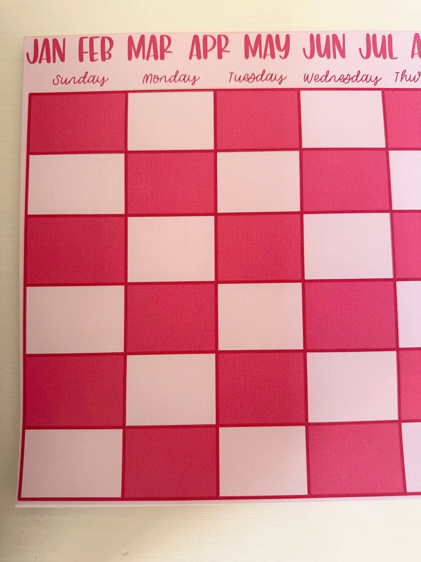 A4 Monthly Planner Notepad – Minimal Monthly Planning - Coquette Cloud Co
