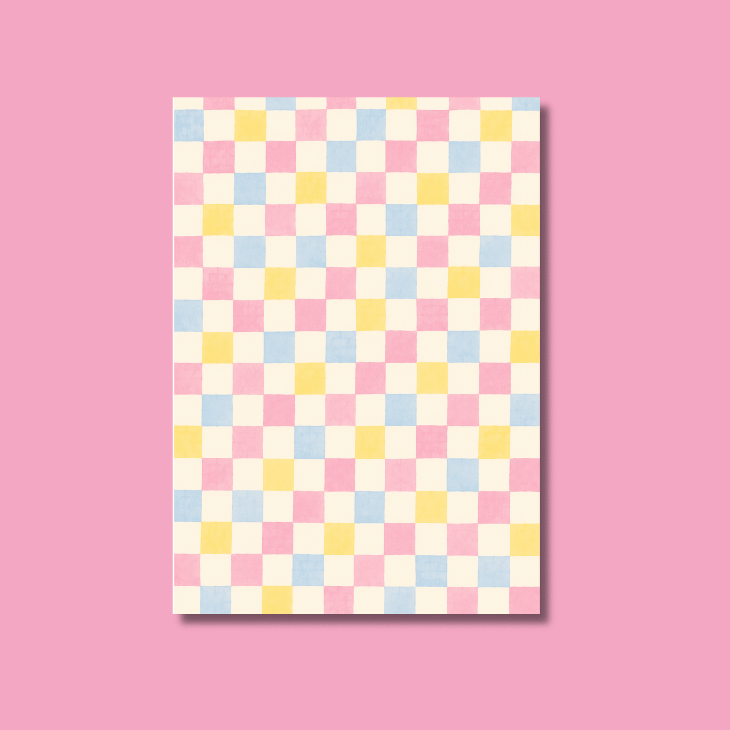 Checkered Scrapbook Paper Pack A5 - Coquette Cloud Co
