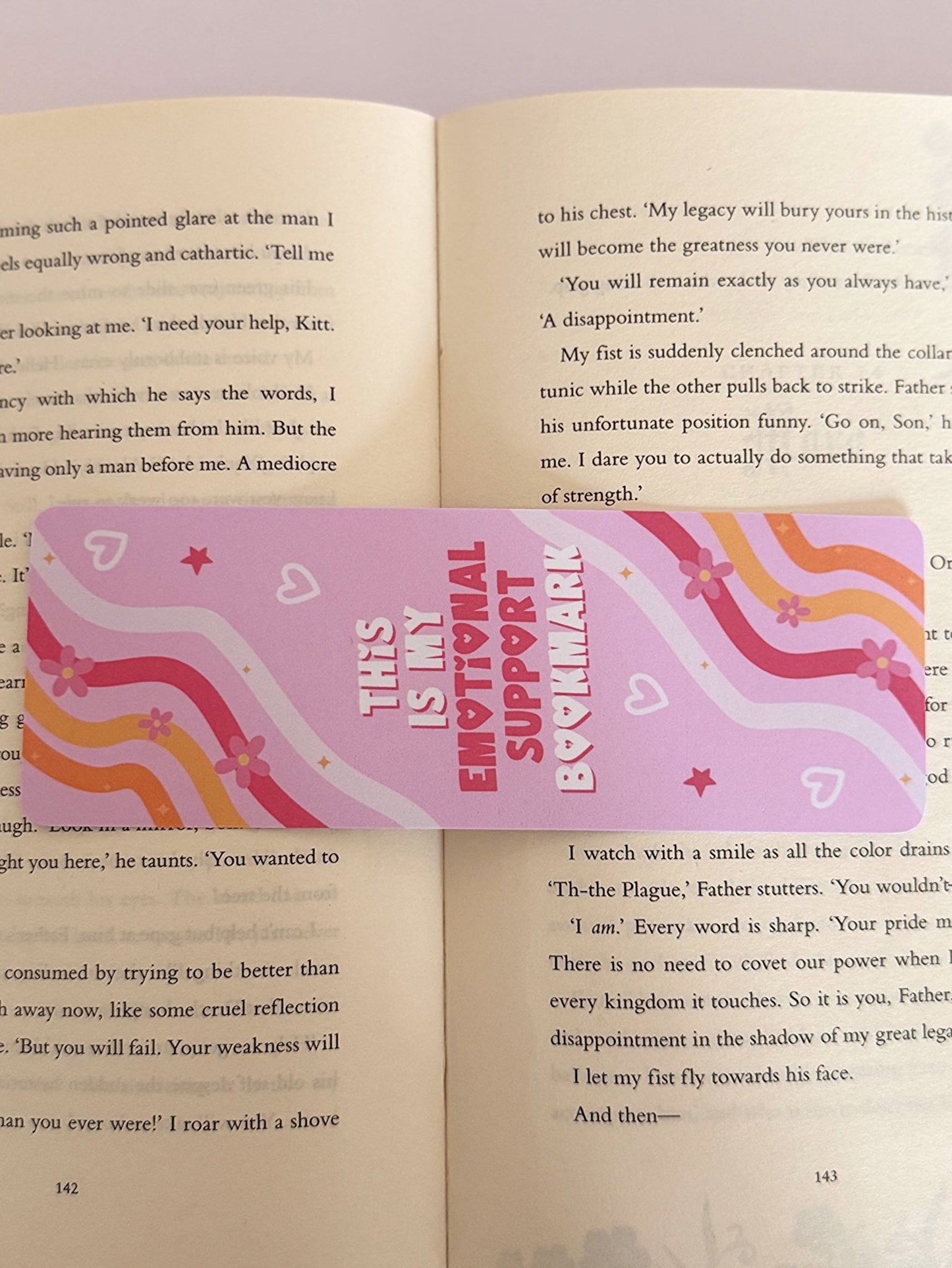Emotional Support Bookmark - Coquette Cloud Co