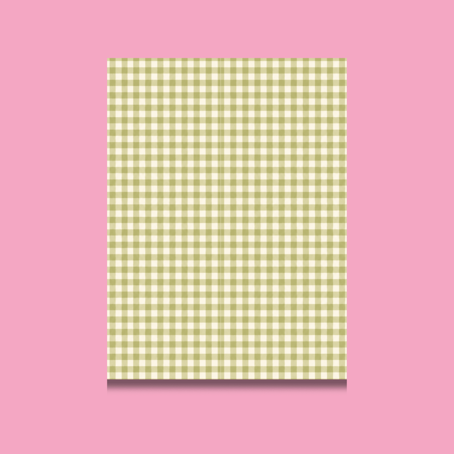 Gingham Scrapbook Paper Pack A5 - Coquette Cloud Co