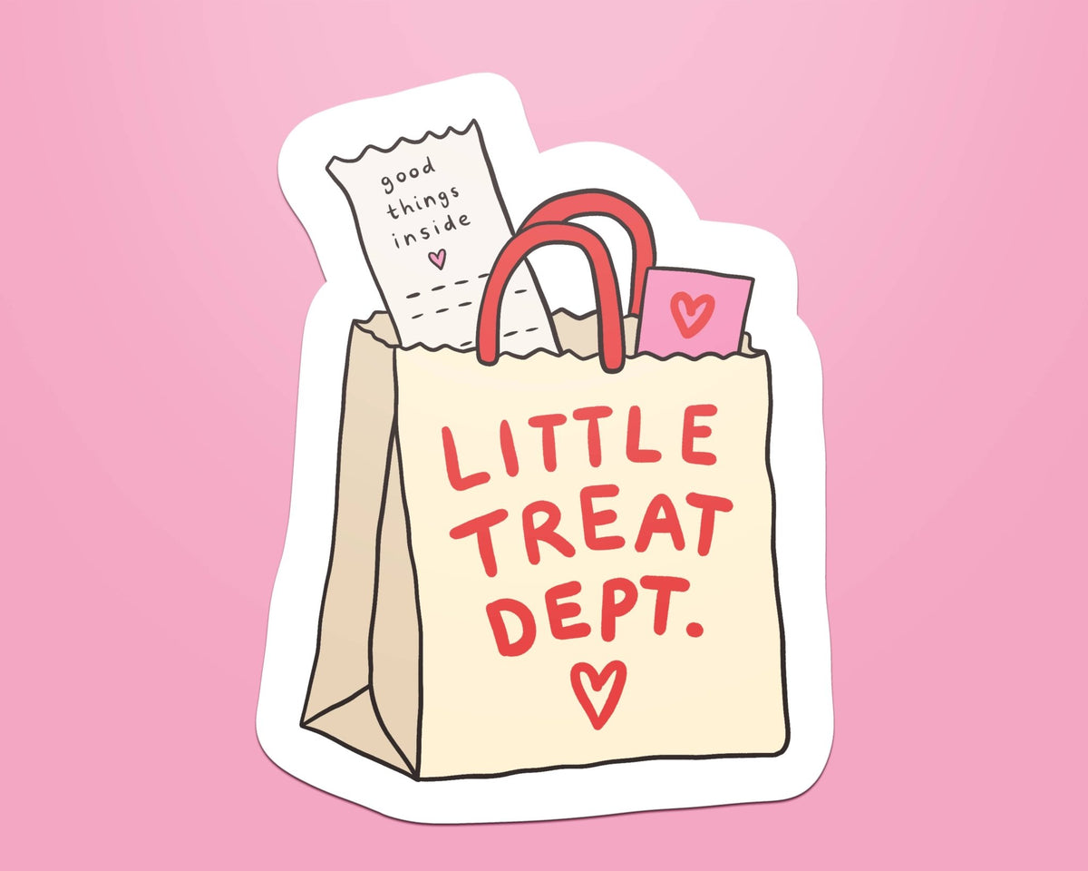 Little Treat Dept Sticker - Coquette Cloud Co