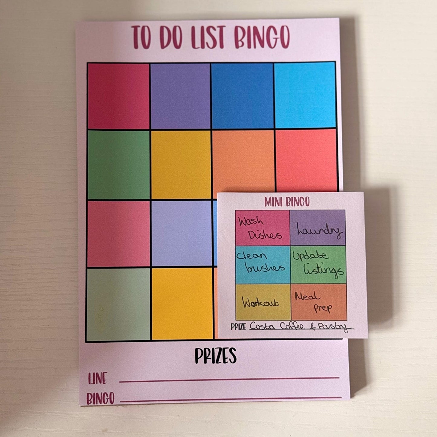 Mini Bingo Sticky Notes - Coquette Cloud Co