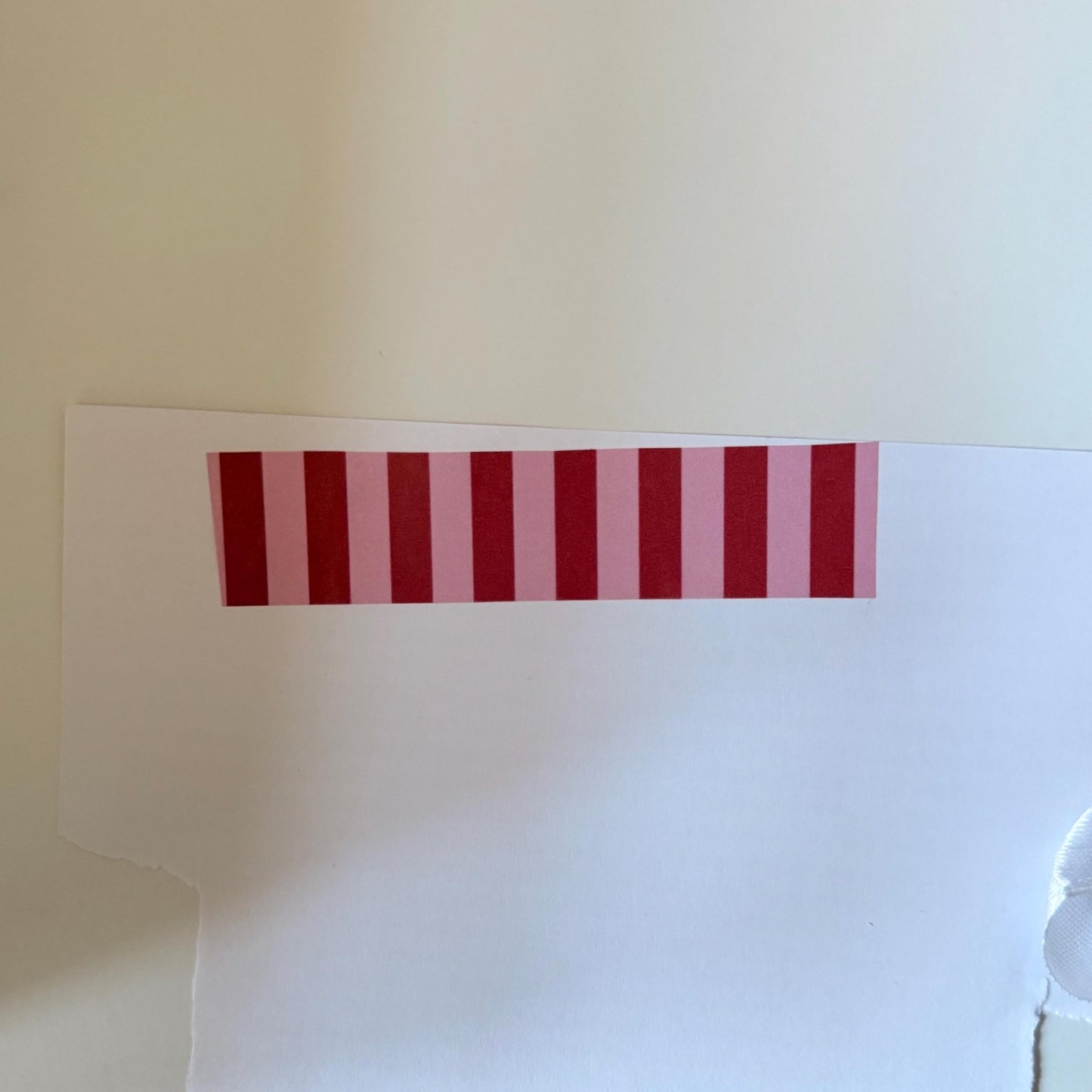 Pastel Stripe Washi Sticker Sheet - Coquette Cloud Co