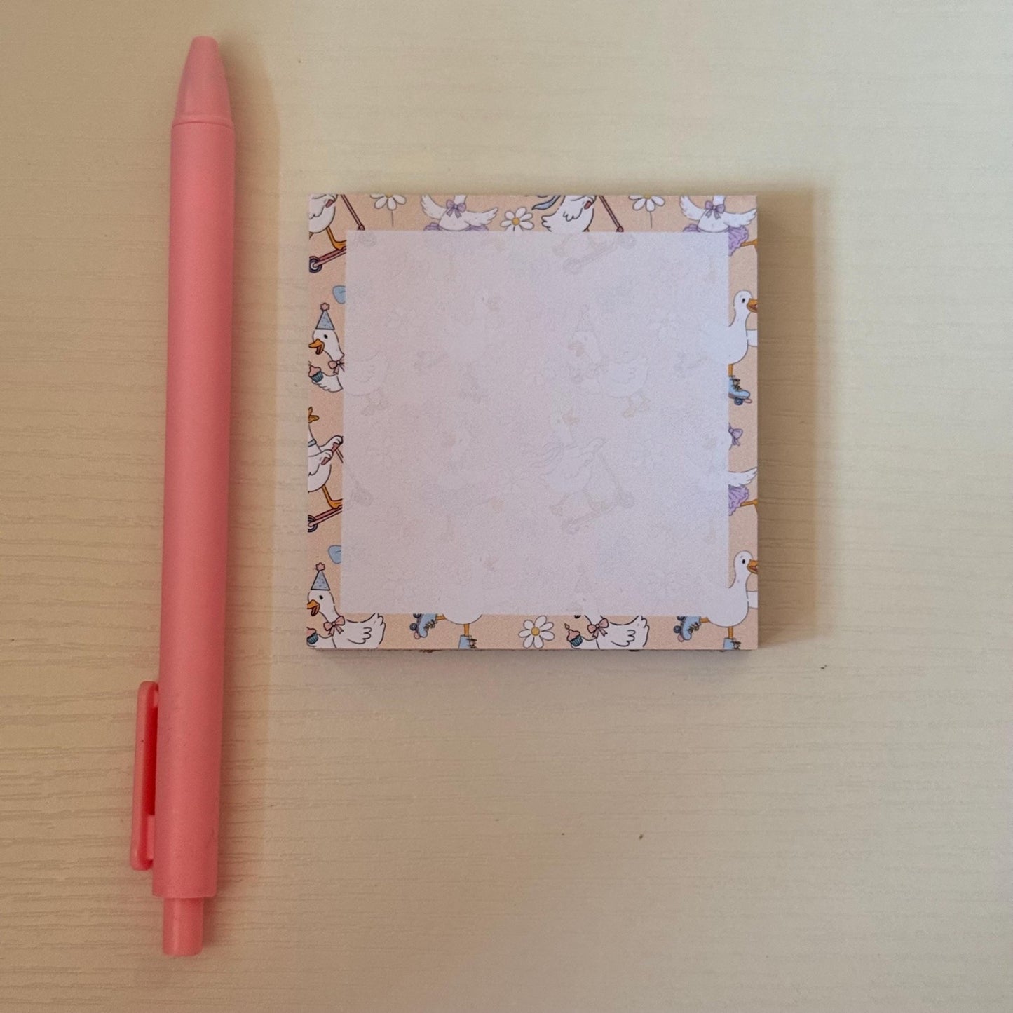 Silly Goose Memo Pad - Coquette Cloud Co
