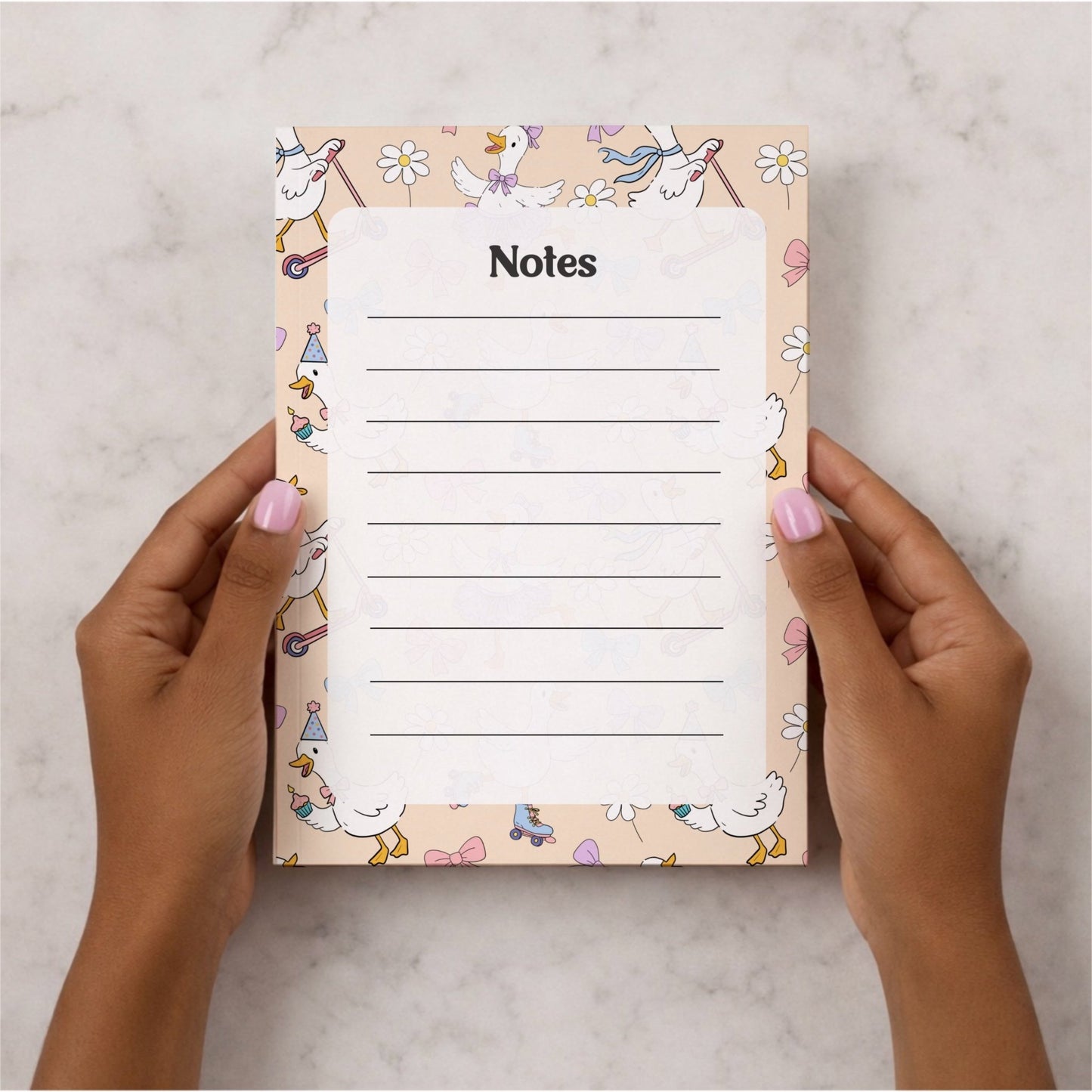 Silly Goose Notepad A5 - Coquette Cloud Co