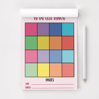 A5 To Do List Bingo Notepad