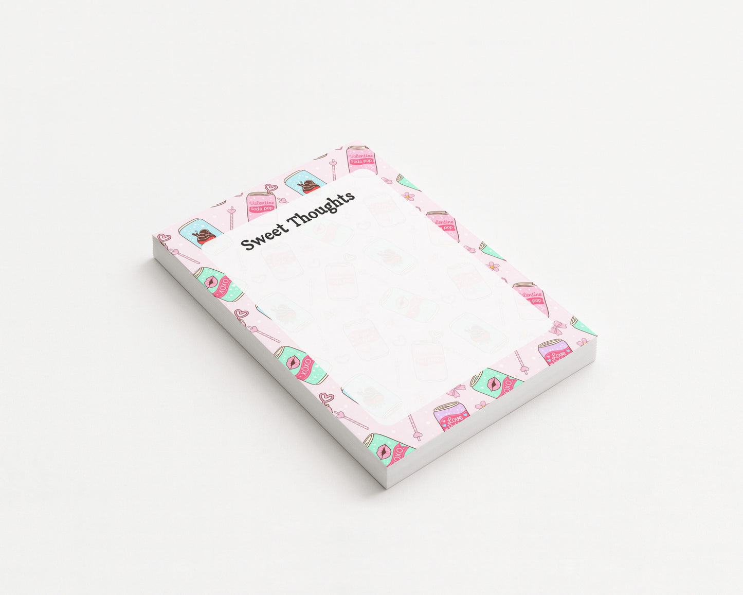 Sweet Thoughts Soda Pop Notepad A5