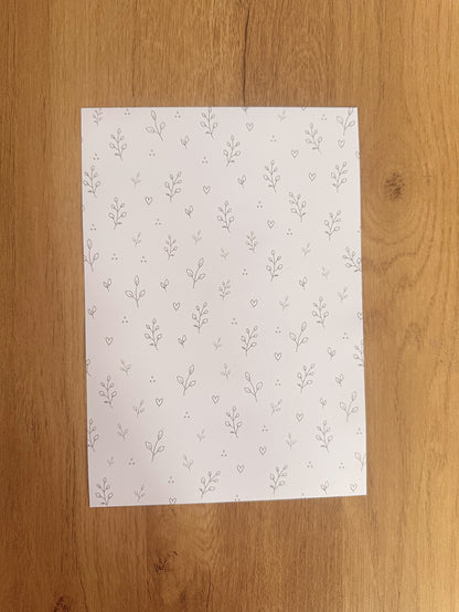 Sage Wedding Scrapbook Paper Pack A5