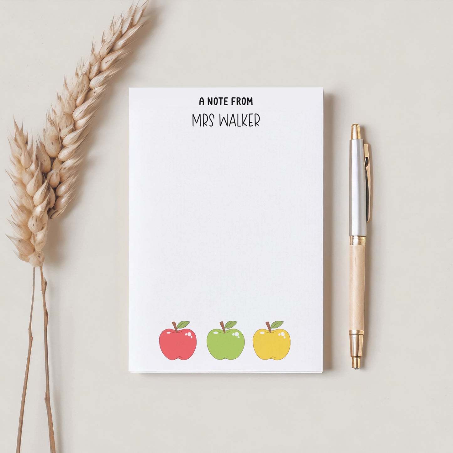 Personalised Teacher Notepad A5