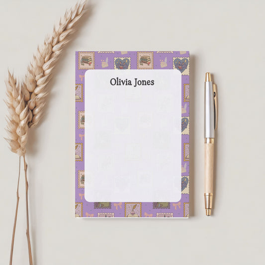 Personalised Romantasy Notepad A5