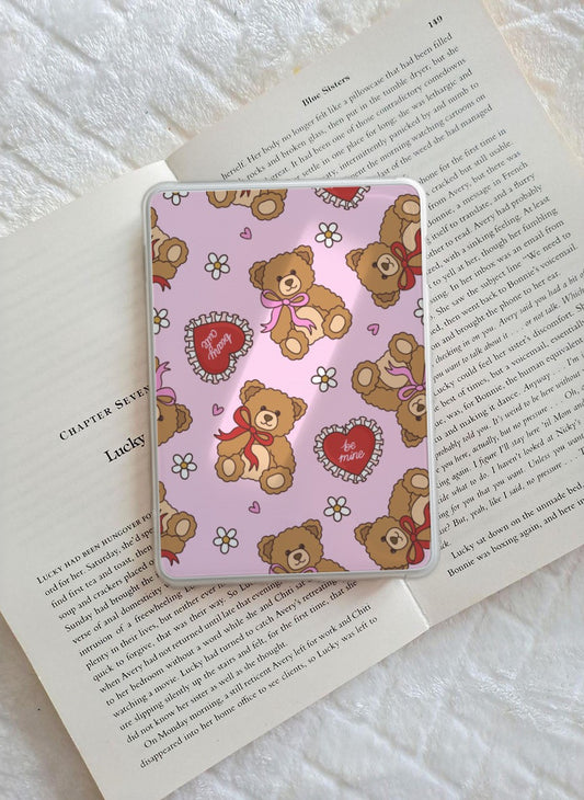 Pink Teddy Bear Kindle Insert