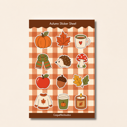 Autumn Sticker Sheet