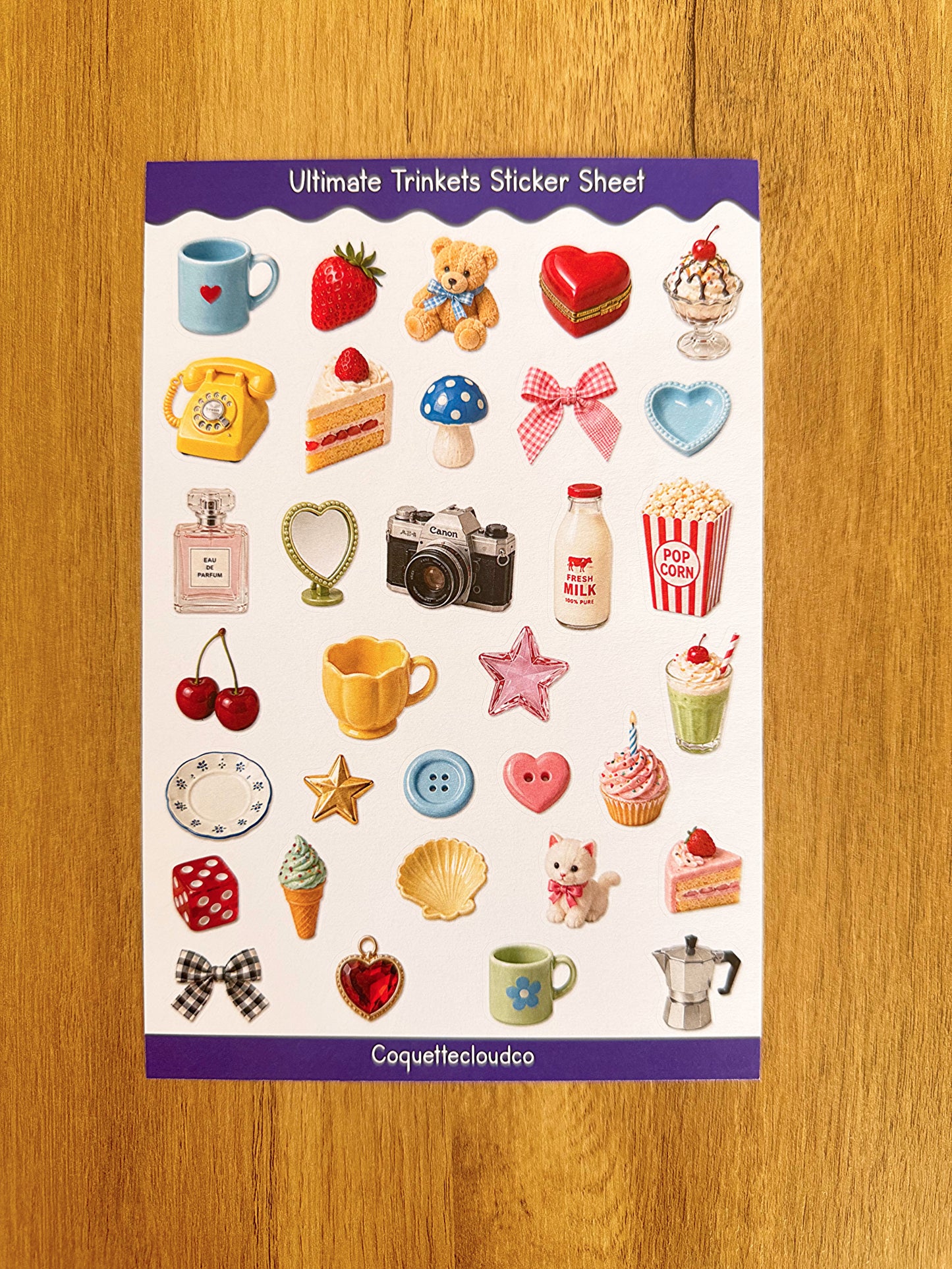 Ultimate Trinkets Sticker Sheet