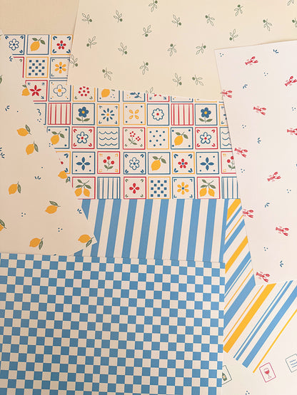 Bella Vita Scrapbook Paper Set A4