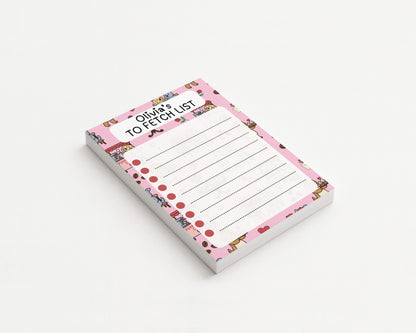 Personalised “To Fetch” Notepad A5