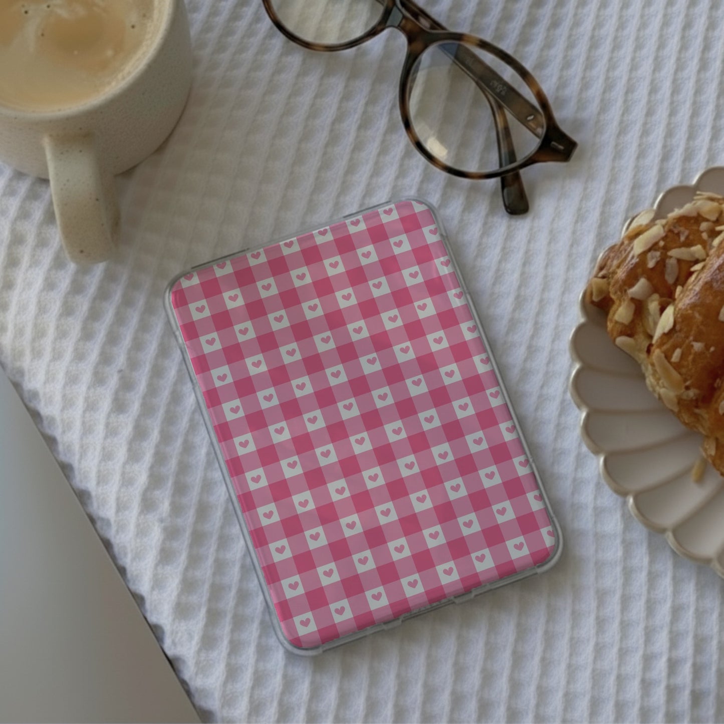 Gingham Hearts Kindle Insert