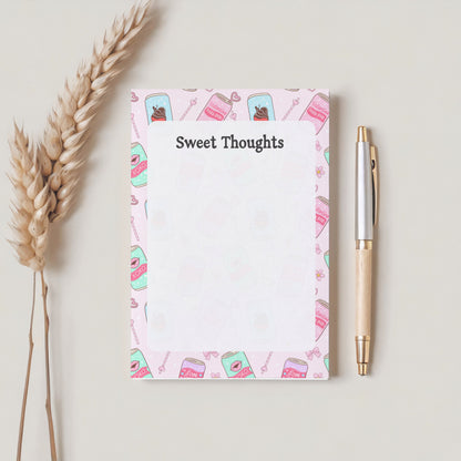Sweet Thoughts Soda Pop Notepad A5
