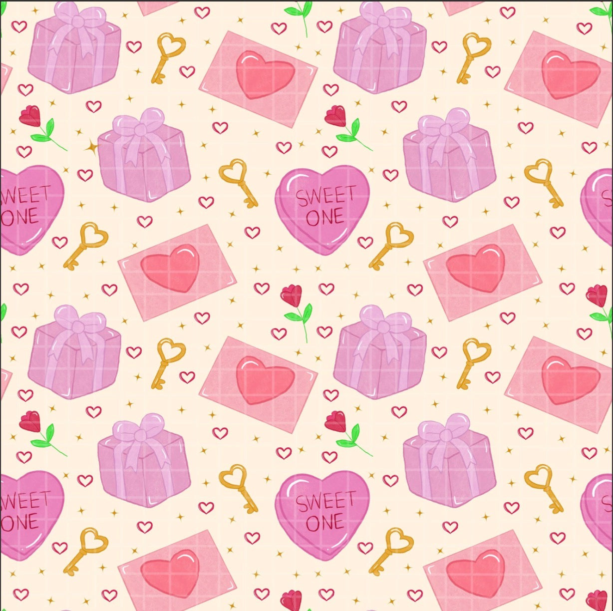 Valentines Seamless Pattern