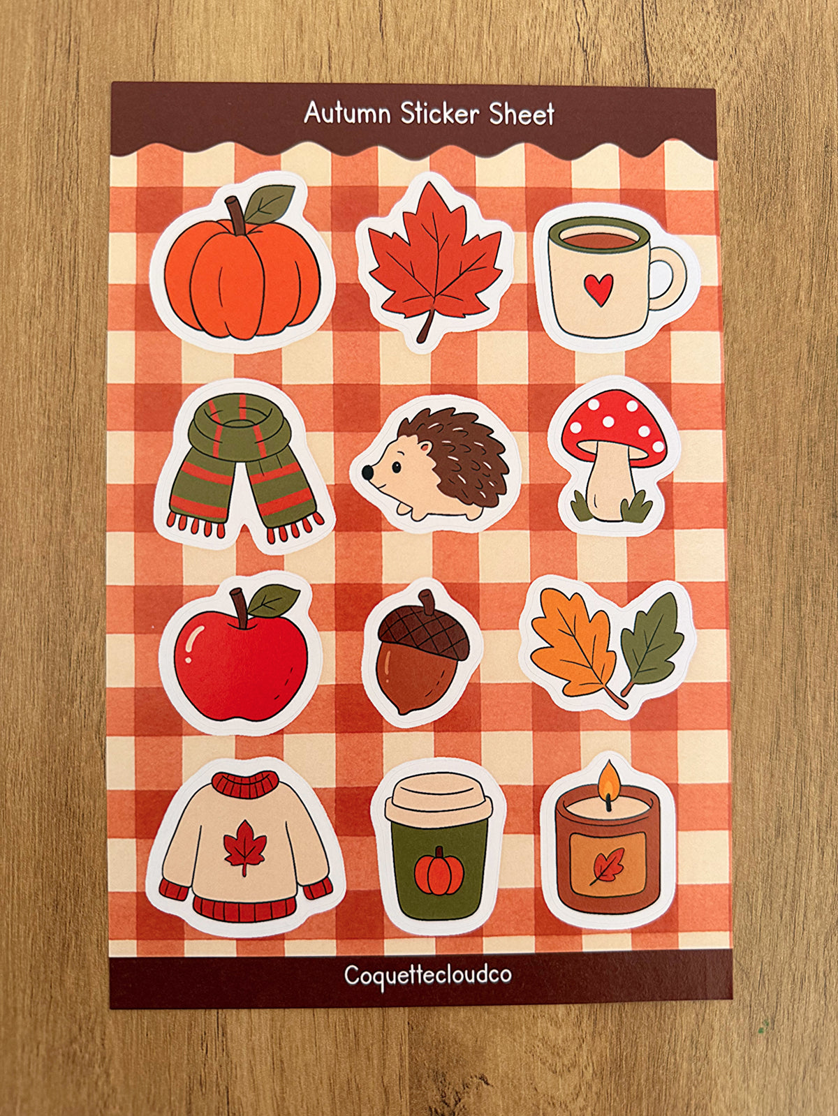 Autumn Sticker Sheet