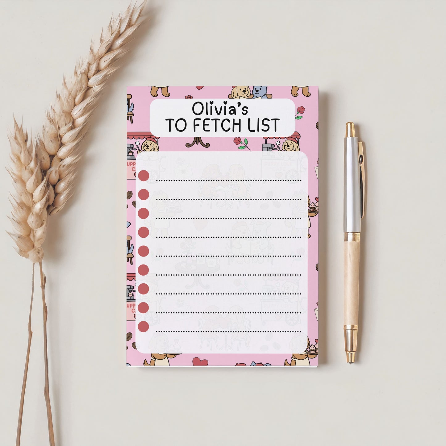 Personalised “To Fetch” Notepad A5