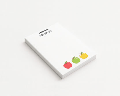 Personalised Teacher Notepad A5