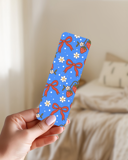 Strawberry Bows Bookmark