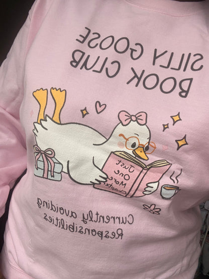 Silly Goose Book Club Crewneck Jumper