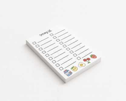 A5 Grocery List Notepad