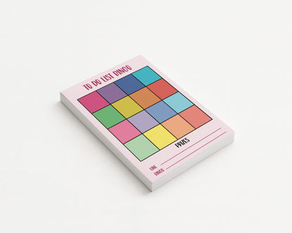 A5 To Do List Bingo Notepad