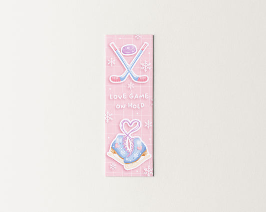 Hockey Romance Bookmark