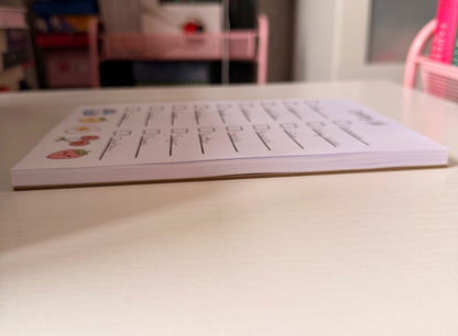 A5 Grocery List Notepad - Coquette Cloud Co