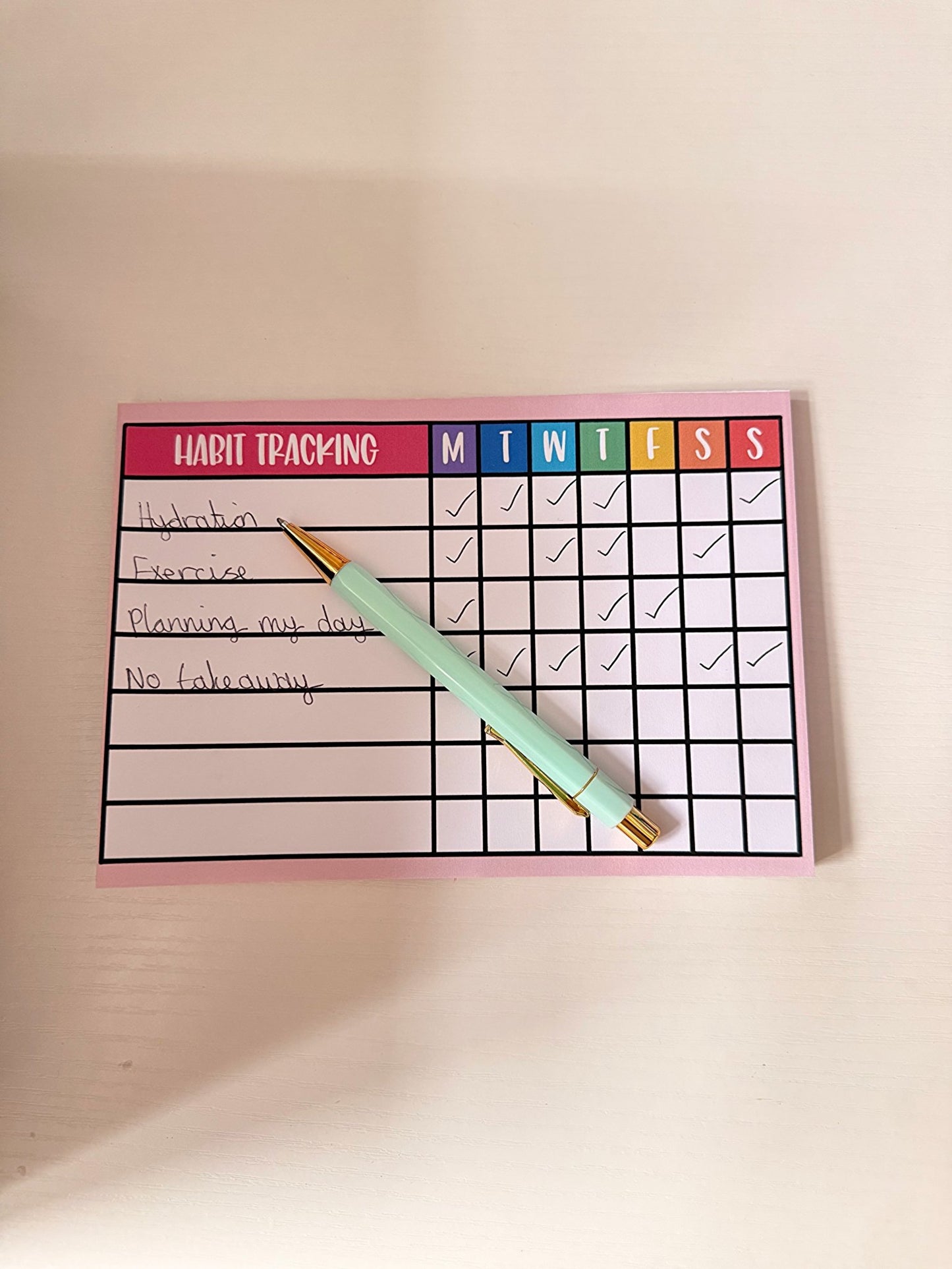 A5 Habit Tracker - Coquette Cloud Co