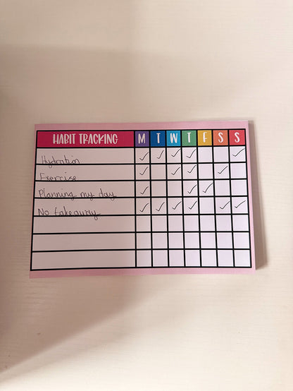 A5 Habit Tracker - Coquette Cloud Co
