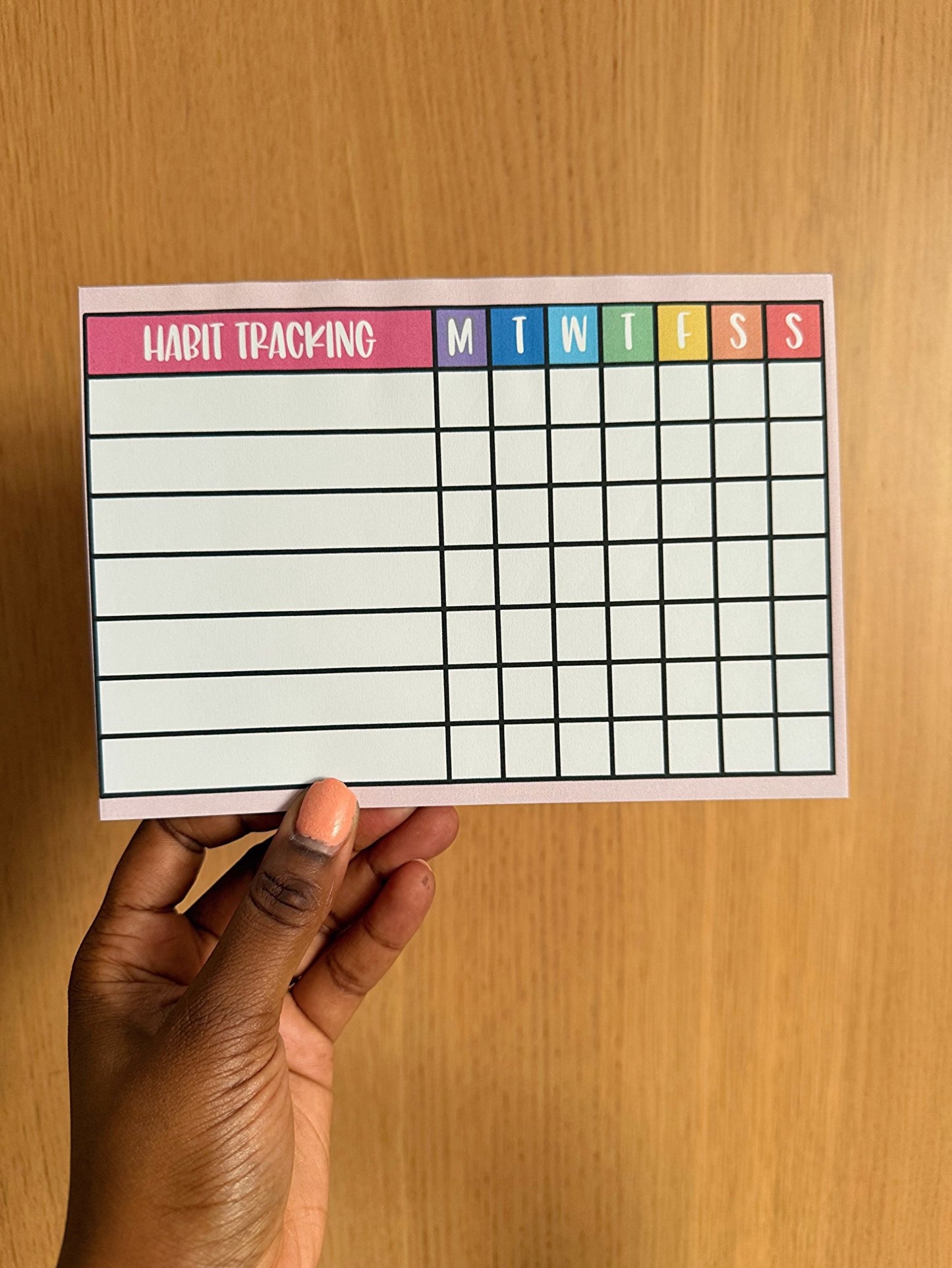 A5 Habit Tracker - Coquette Cloud Co