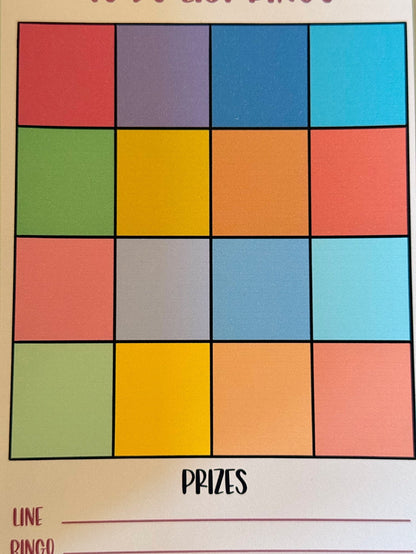 A5 To Do List Bingo Notepad - Coquette Cloud Co