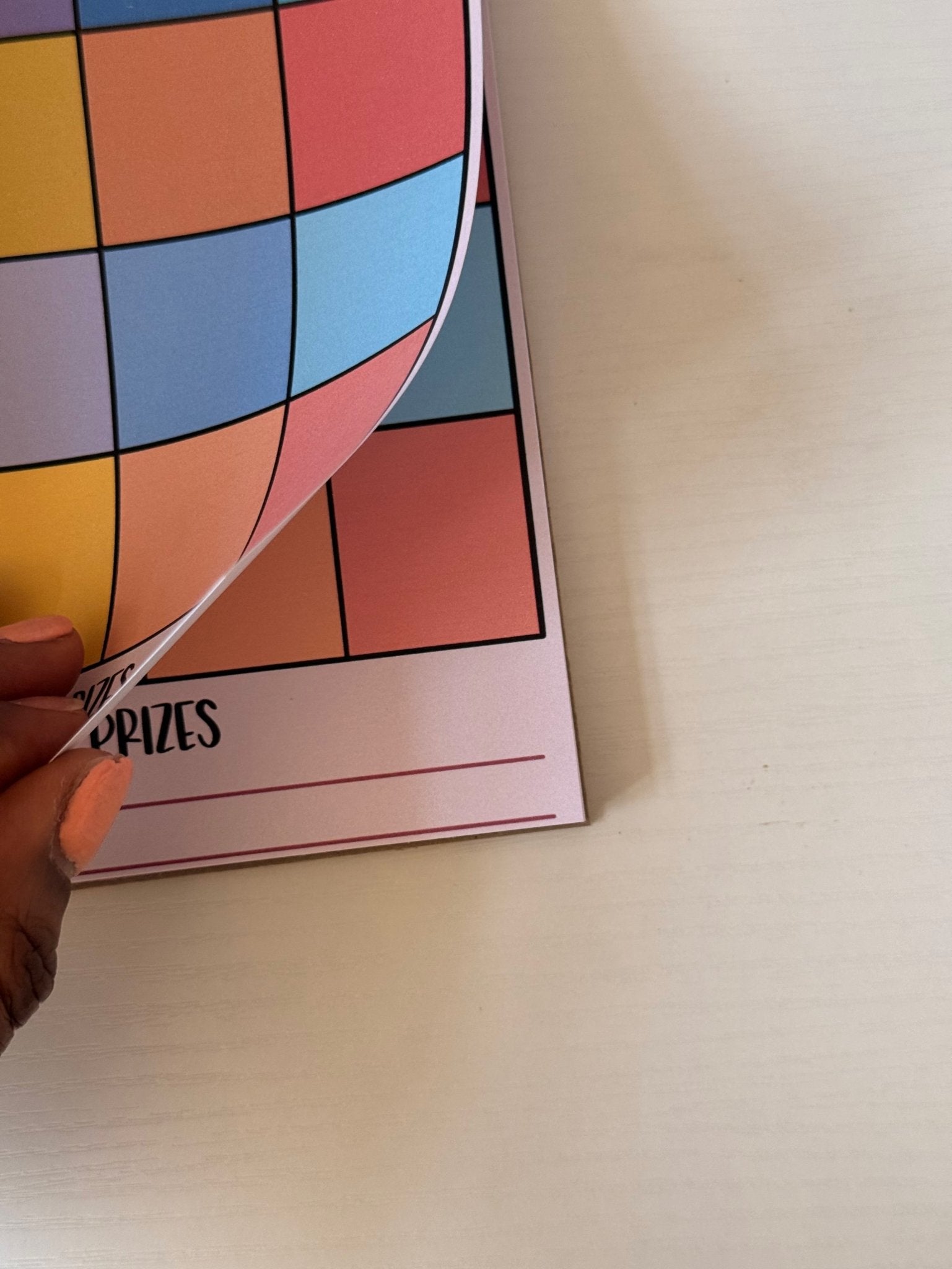 A5 To Do List Bingo Notepad - Coquette Cloud Co