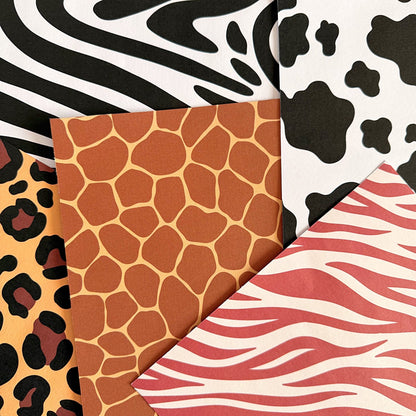 Animal Print Scrapbook Paper Pack A5 - Coquette Cloud Co