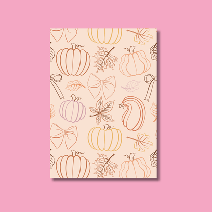 Autumn Scrapbook Paper Pack A5 - Coquette Cloud Co