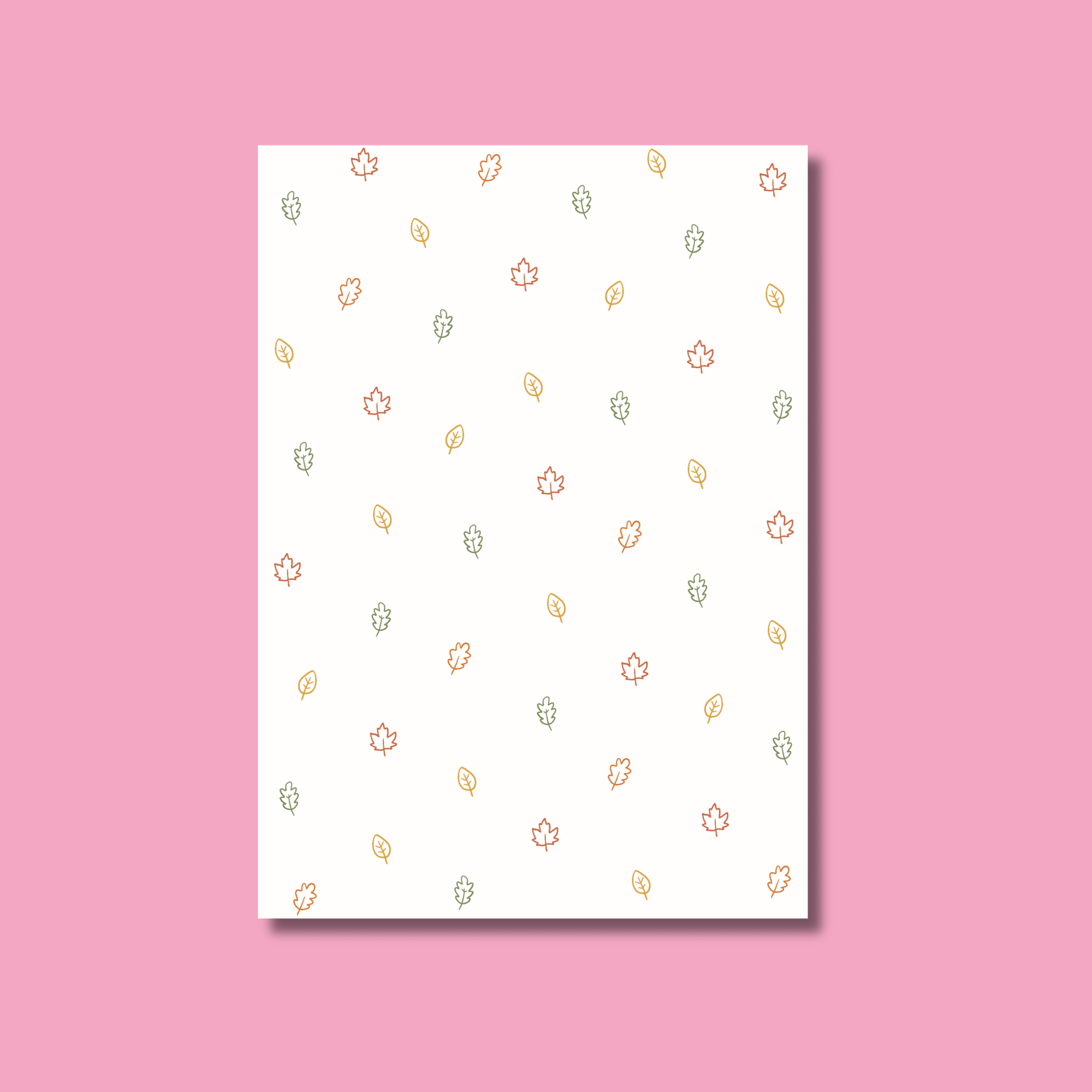 Autumn Vibes Scrapbook Paper Pack A5 - Coquette Cloud Co