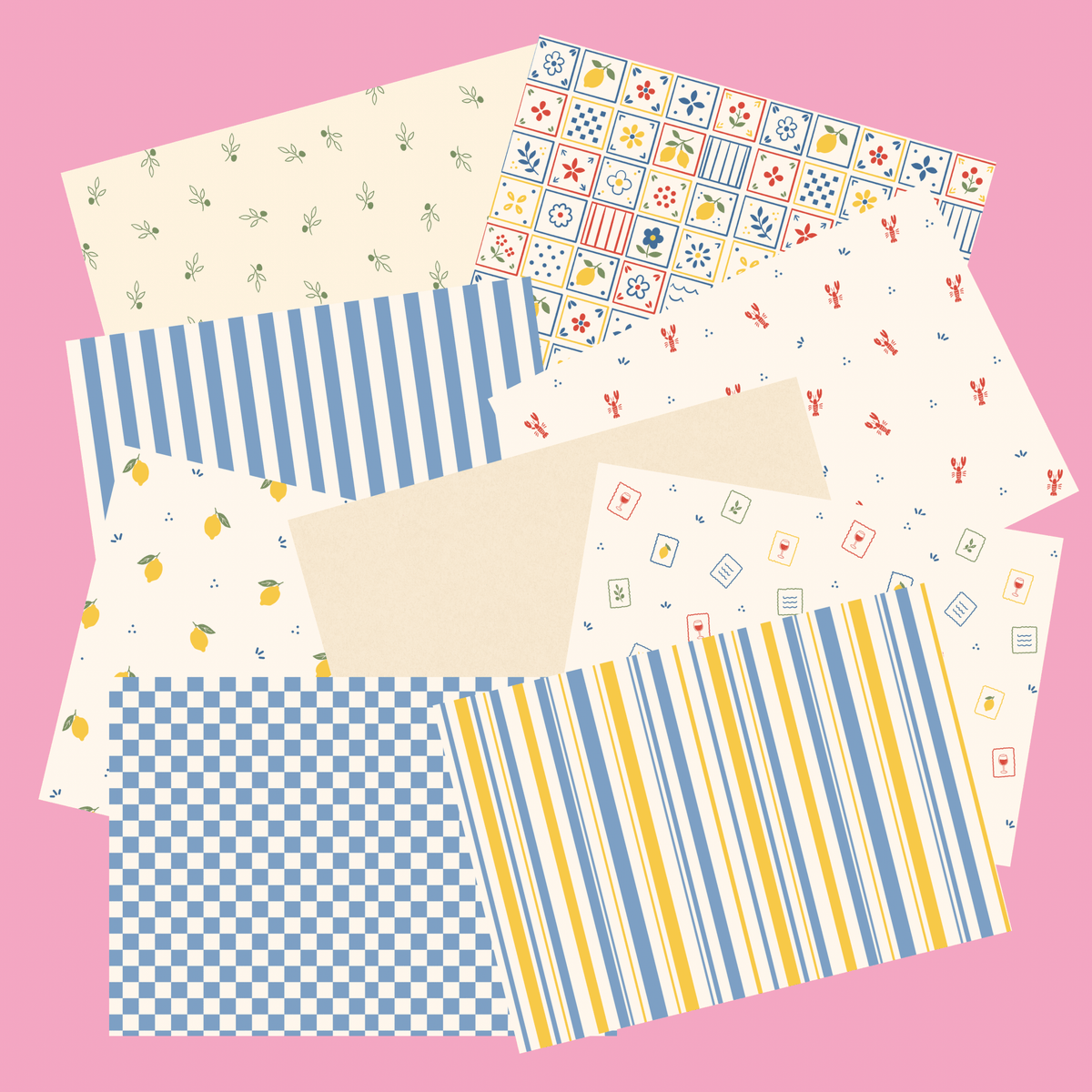 Bella Vita Scrapbook Paper Set A4 - Coquette Cloud Co