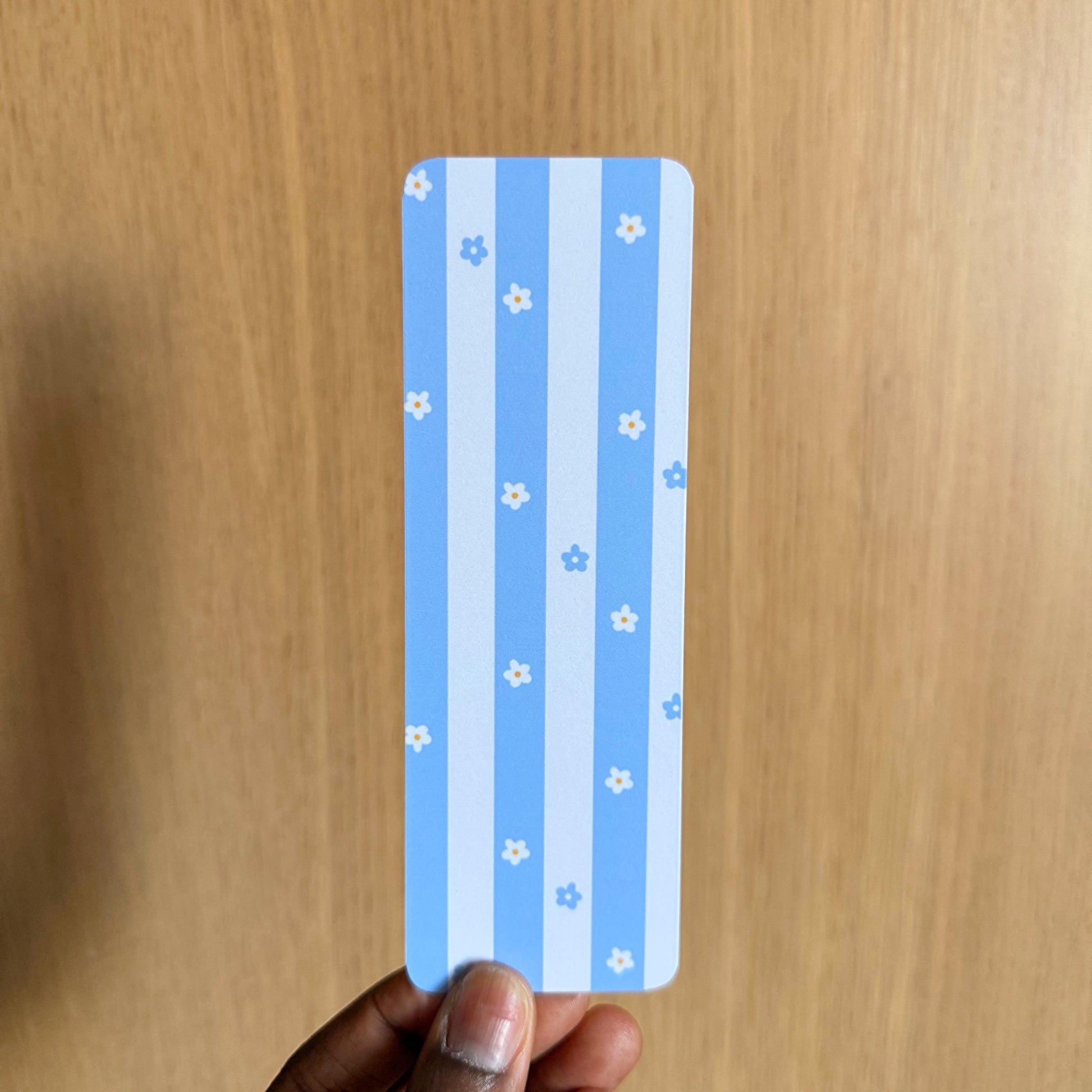 Blue Floral Bookmark - Coquette Cloud Co