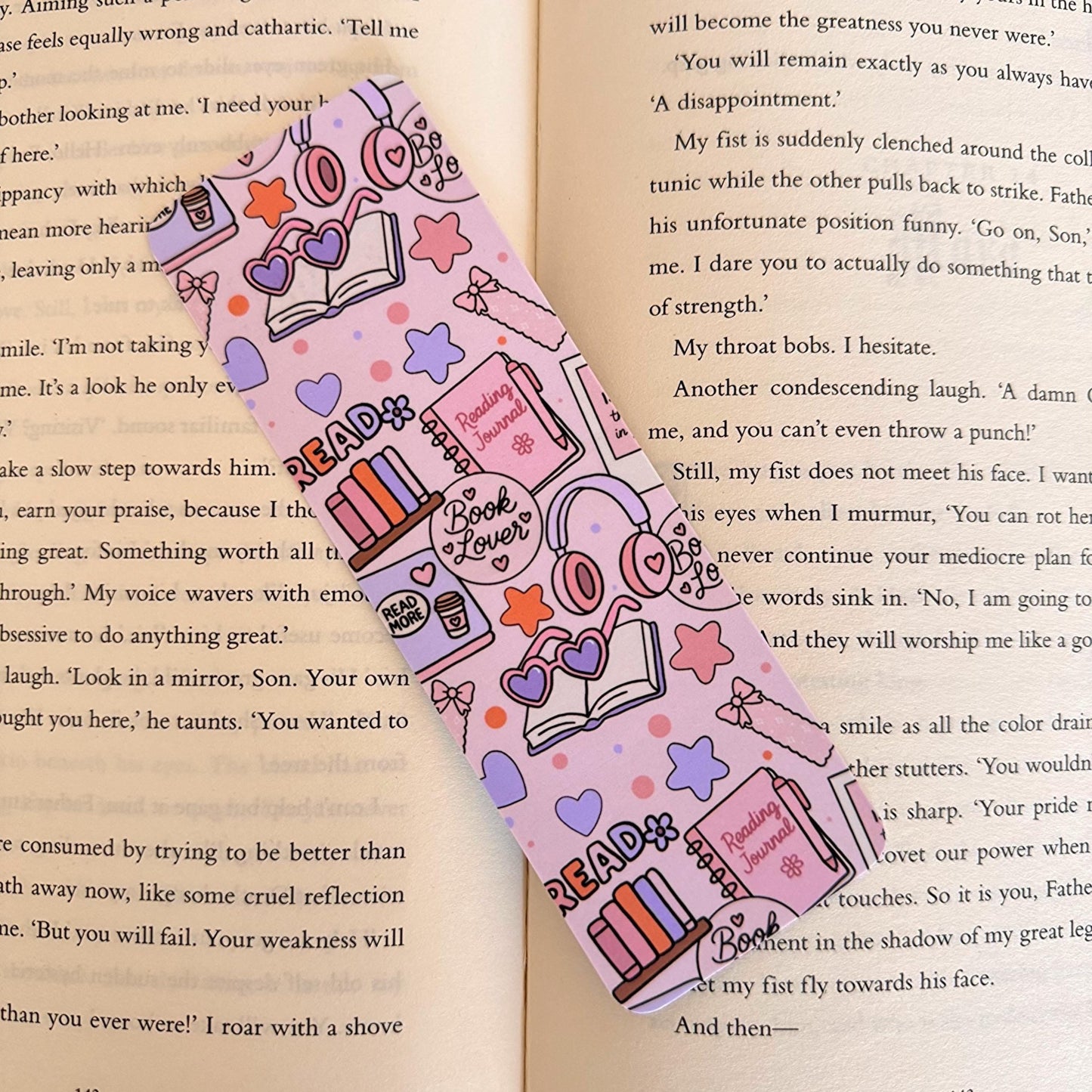 Book Lover Bookmark - Coquette Cloud Co
