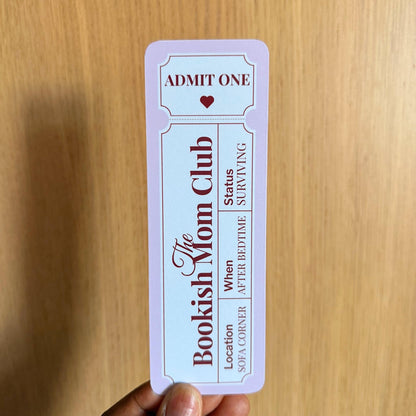 Bookish Mum Bookmark - Coquette Cloud Co
