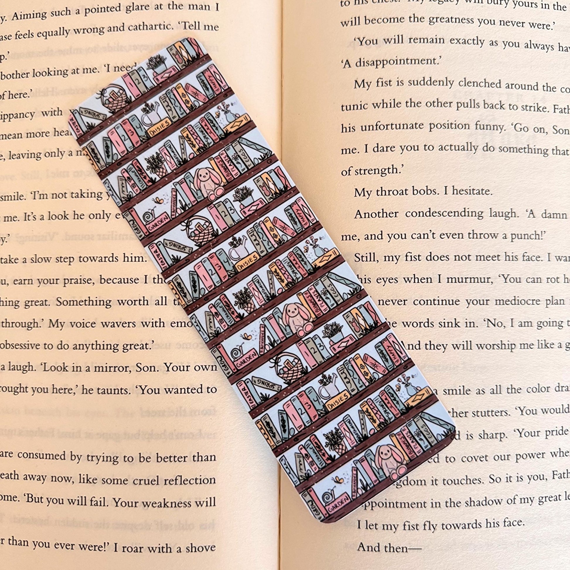 Bookshelf Bookmark - Coquette Cloud Co