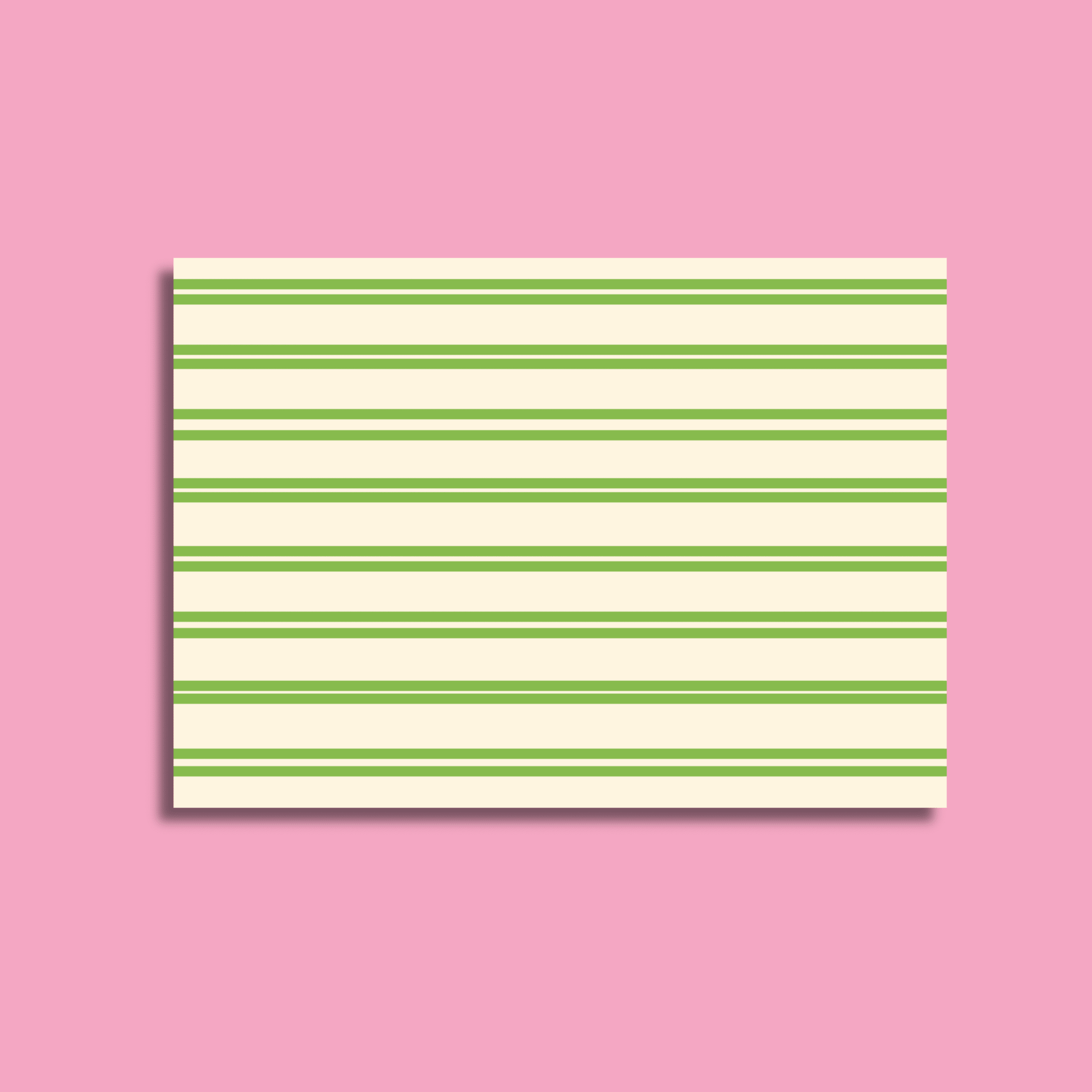 Bright Stripes Scrapbook Paper Pack A4 - Coquette Cloud Co