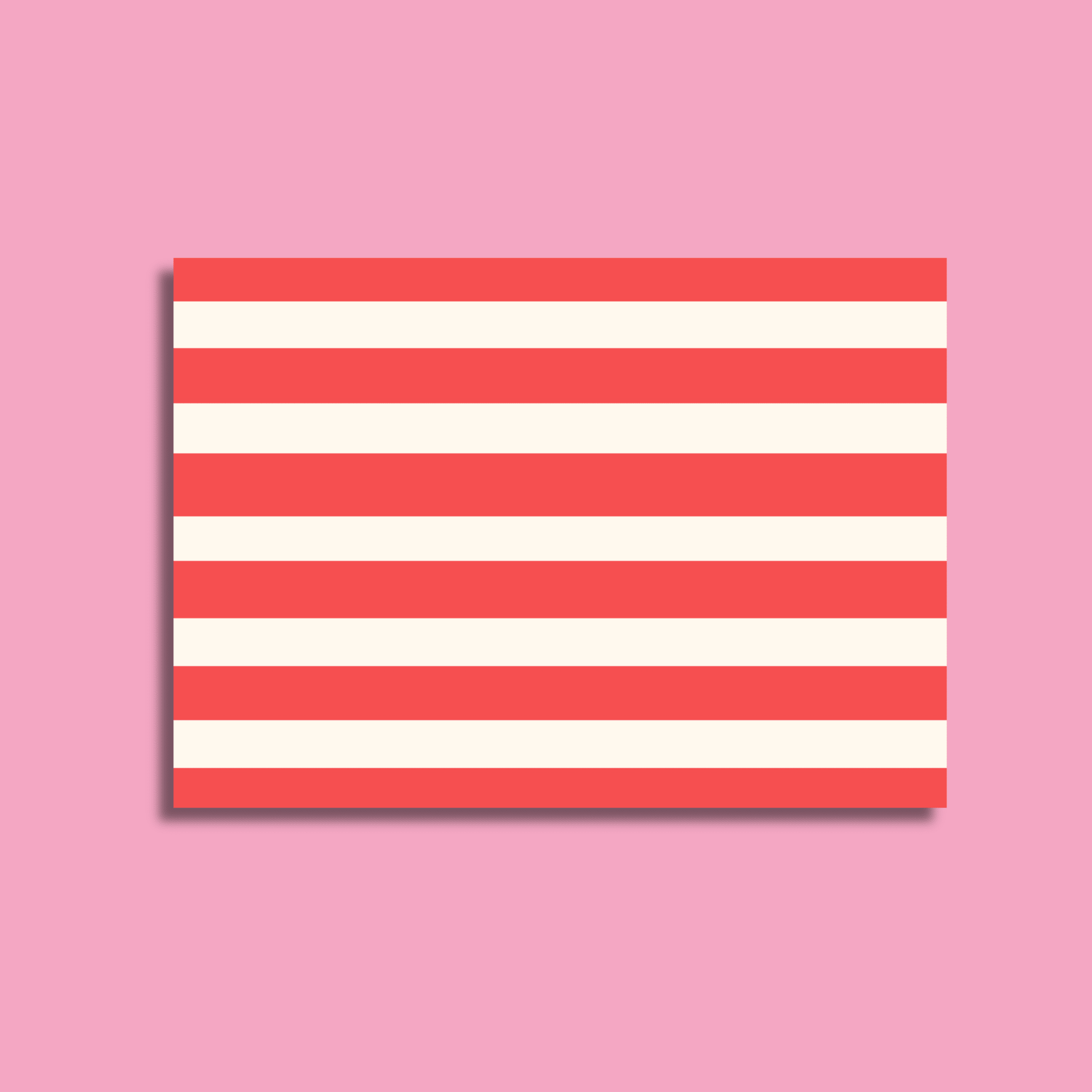 Bright Stripes Scrapbook Paper Pack A4 - Coquette Cloud Co