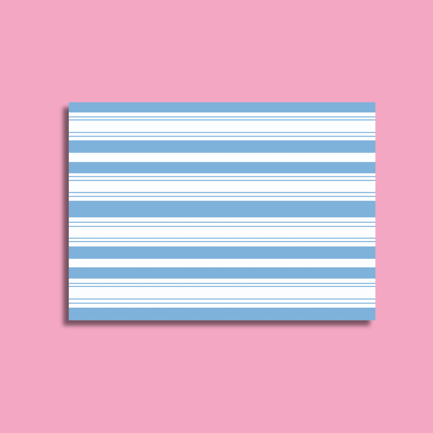 Bright Stripes Scrapbook Paper Pack A4 - Coquette Cloud Co