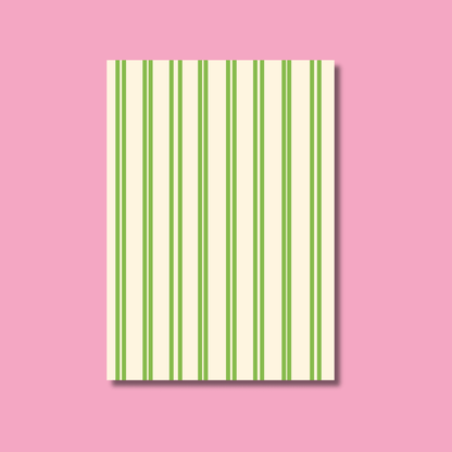 Bright Stripes Scrapbook Paper Pack A5 - Coquette Cloud Co
